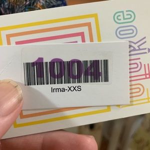 Lularoe Irma xxs new with tags